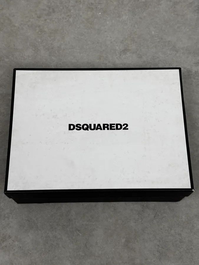 Dsquared2 2000s Dsquared2 Black & Burgundy Red Leather Boots Size US 9 / EU 42 - 8 Thumbnail