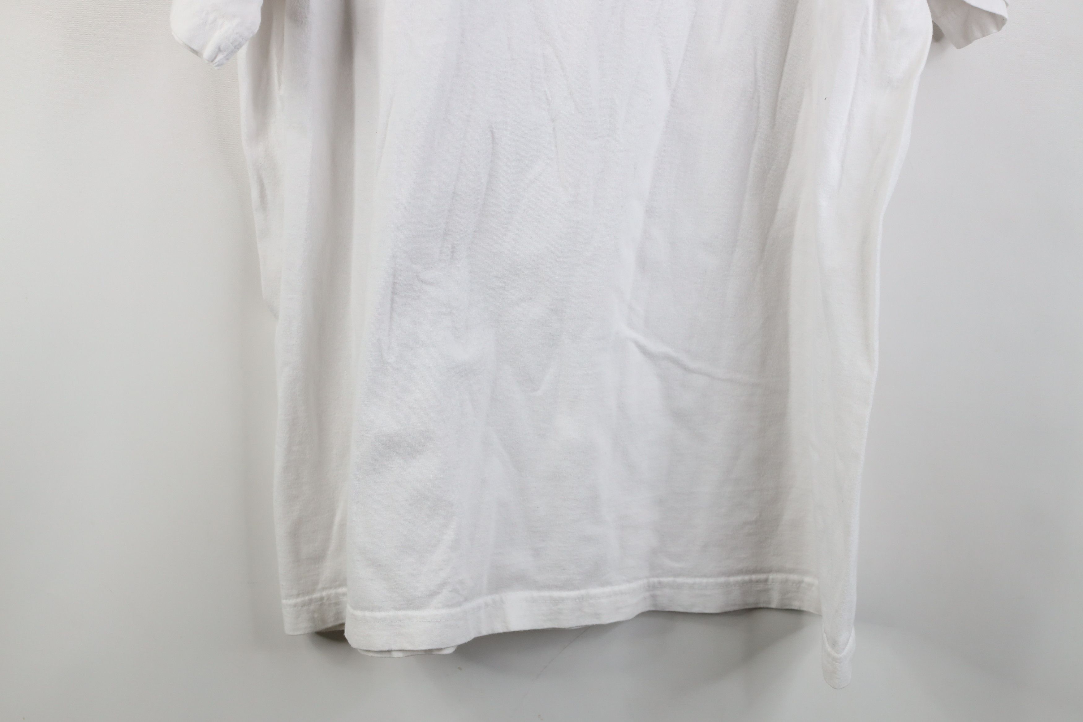 Vintage Vintage 90s European River Cruising Map T-Shirt White Cotton Size XL / US 12-14 / IT 48-50 - 12 Thumbnail