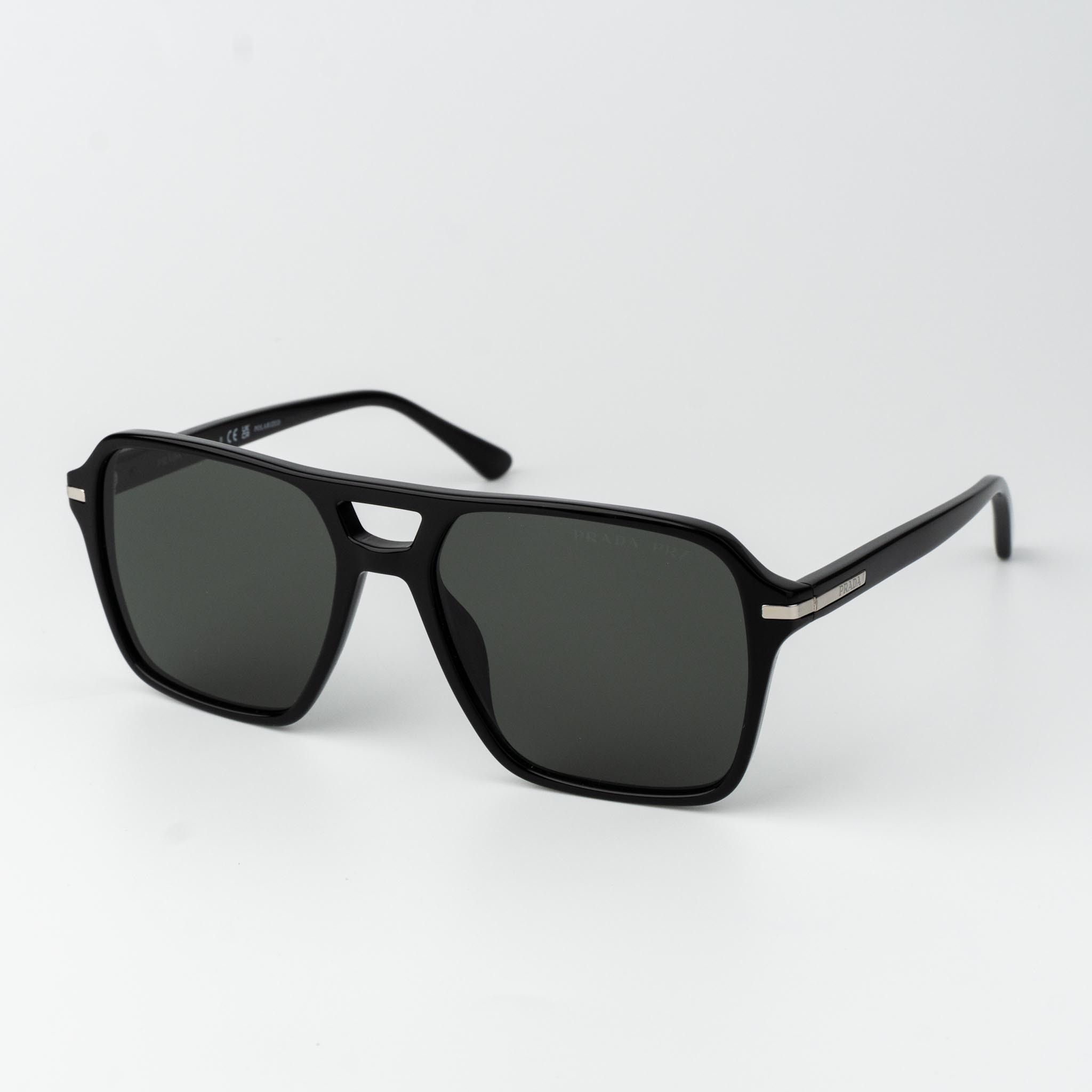 Prada Prada Men Sunglasses Pilot PR20YS 1AB03R NEW AUTHENTIC Size ONE SIZE - 6 Thumbnail