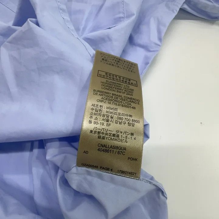 Burberry Burberry Burberry Stylish Solid Color Button-Up Shirt-2507 Size US S / EU 44-46 / 1 - 3 Thumbnail