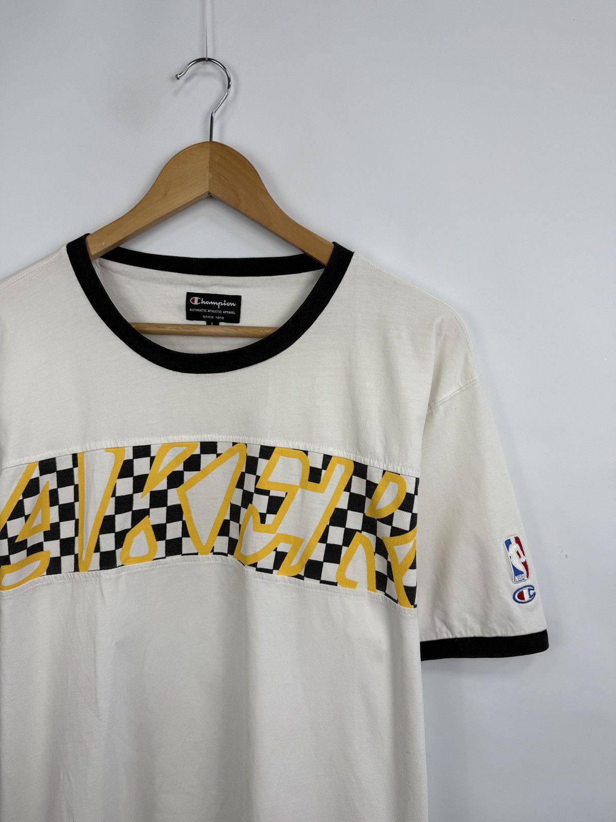 Champion 🇺🇸 Vintage 90s Champion Los Angeles Lakers T-Shirt Just Don Size US L / EU 52-54 / 3 - 3 Thumbnail