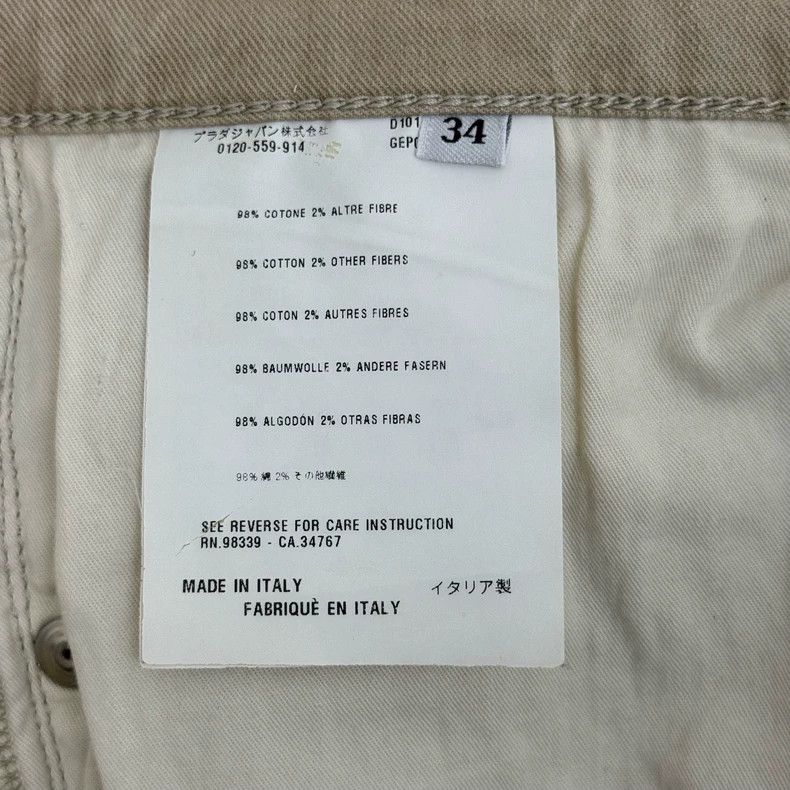 Prada Prada Apricot classic logo trousers 2502-Nextarrow Size US 34 / EU 50 - 7 Thumbnail