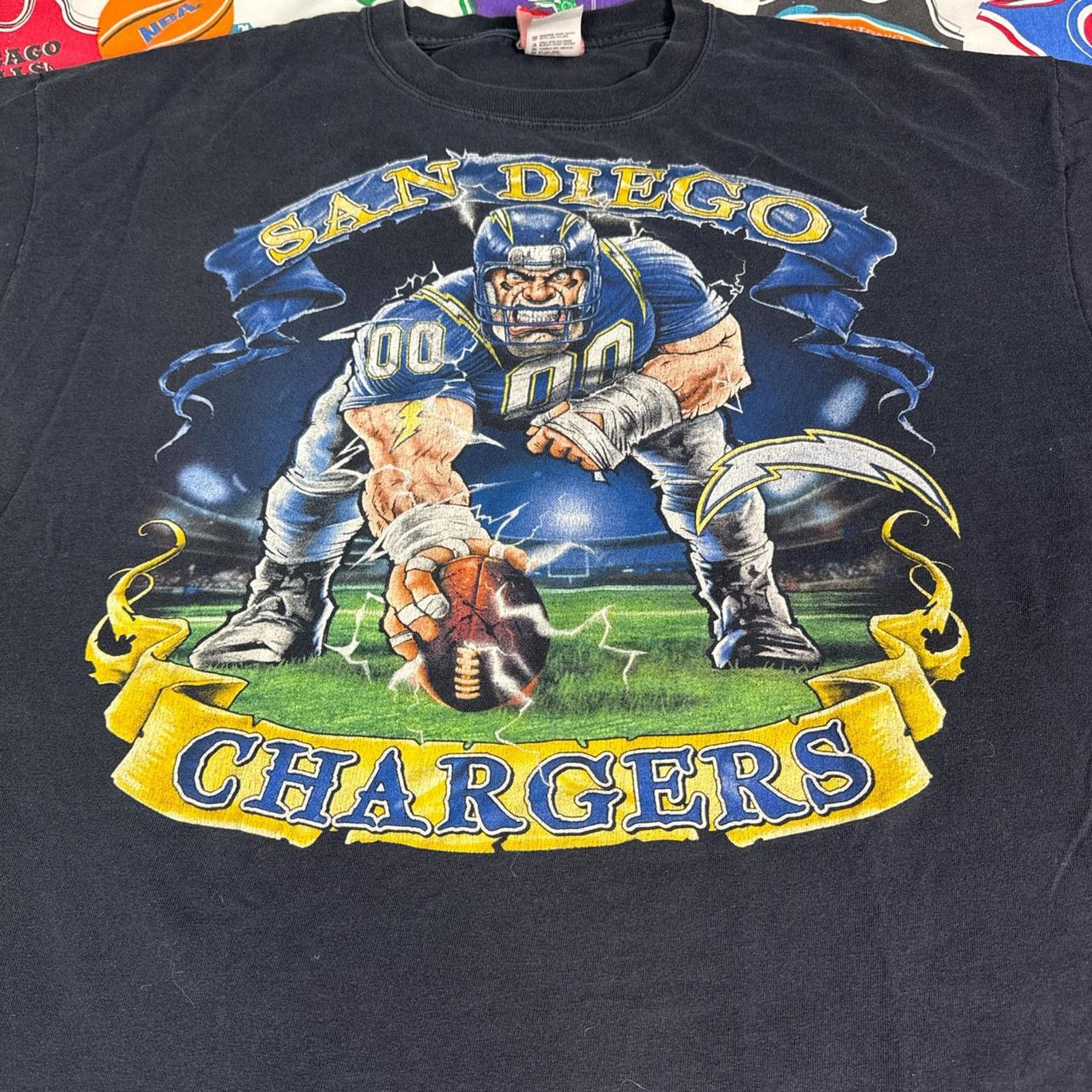 NFL × Vintage Y2K NFL San Diego Chargers Super Bowl Mens Sz XXL T-Shirt Size US XXL / EU 58 / 5 - 3 Thumbnail