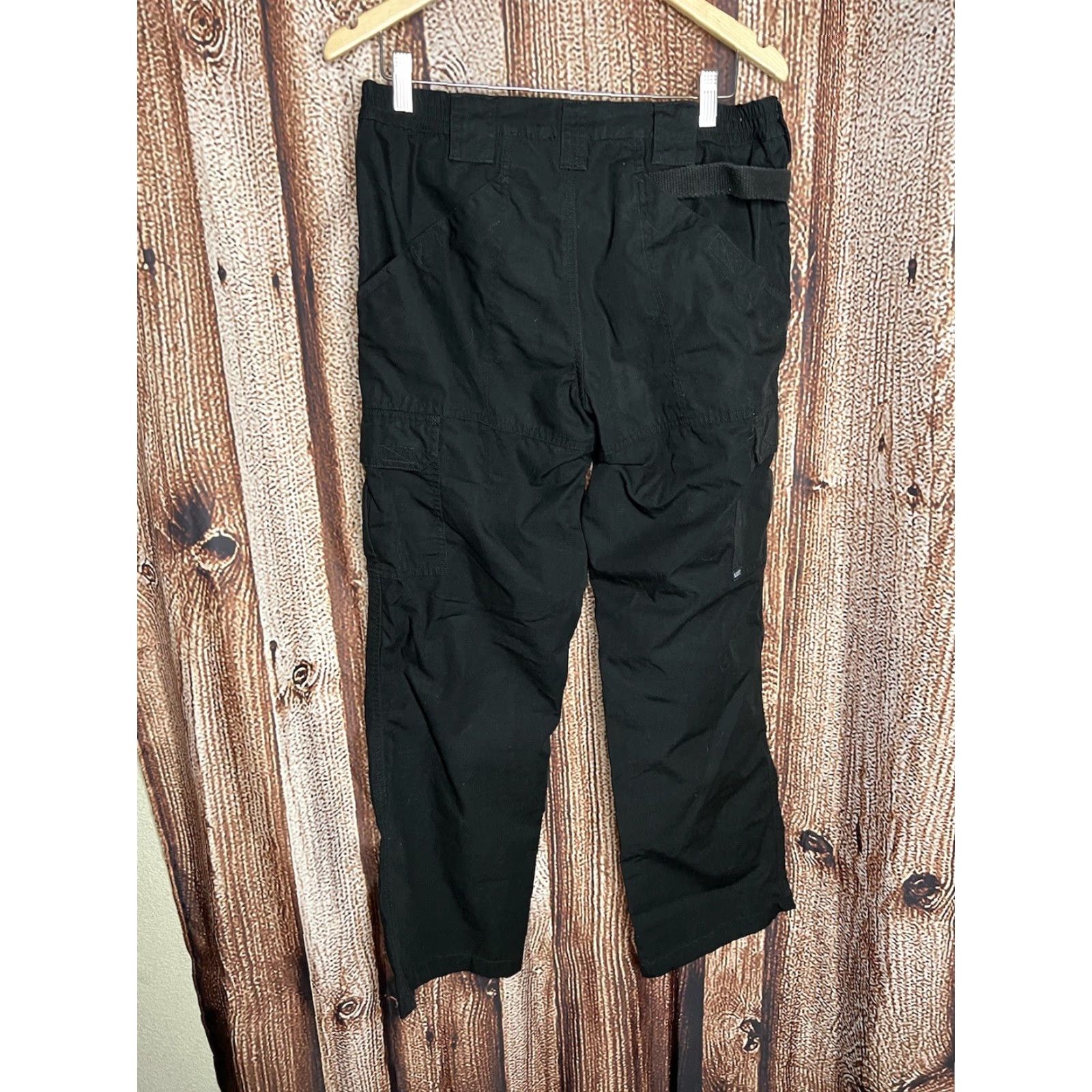 Vintage 5.11 Tactical Pants Womens 10 Long Black Taclite Pro Pant Ripstop Cargo Work Size 32" / US 10 / IT 46 - 2 Thumbnail