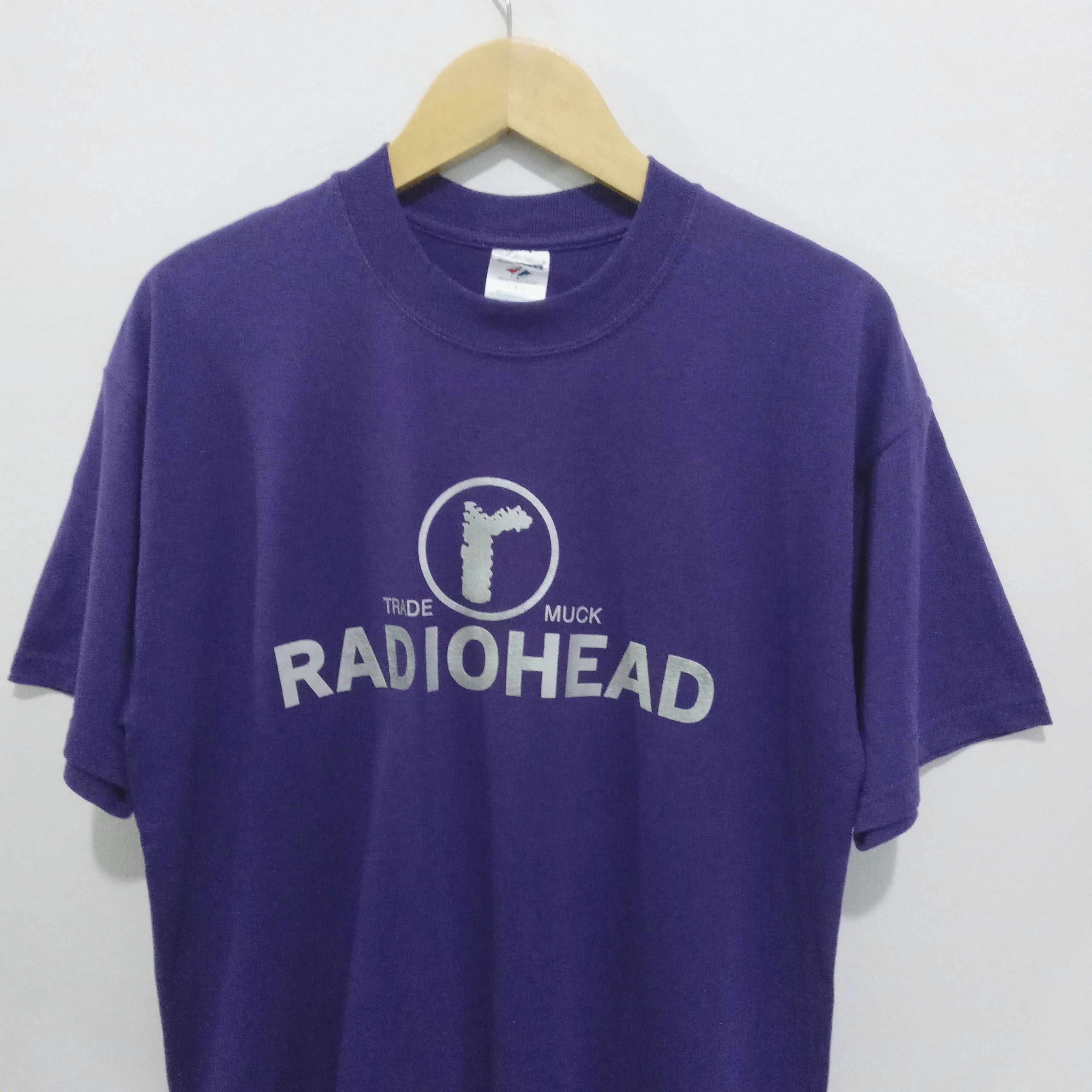 Band Tees Radiohead T-shirt trade muck logo Size US L / EU 52-54 / 3 - 6 Thumbnail