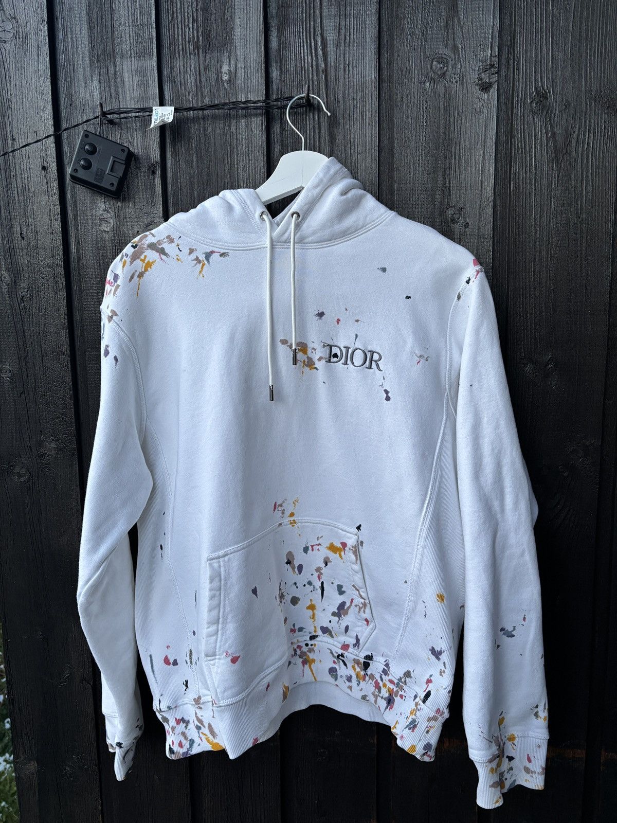 Dior Dior splatter hoodie Size US L / EU 52-54 / 3 - 1 Thumbnail
