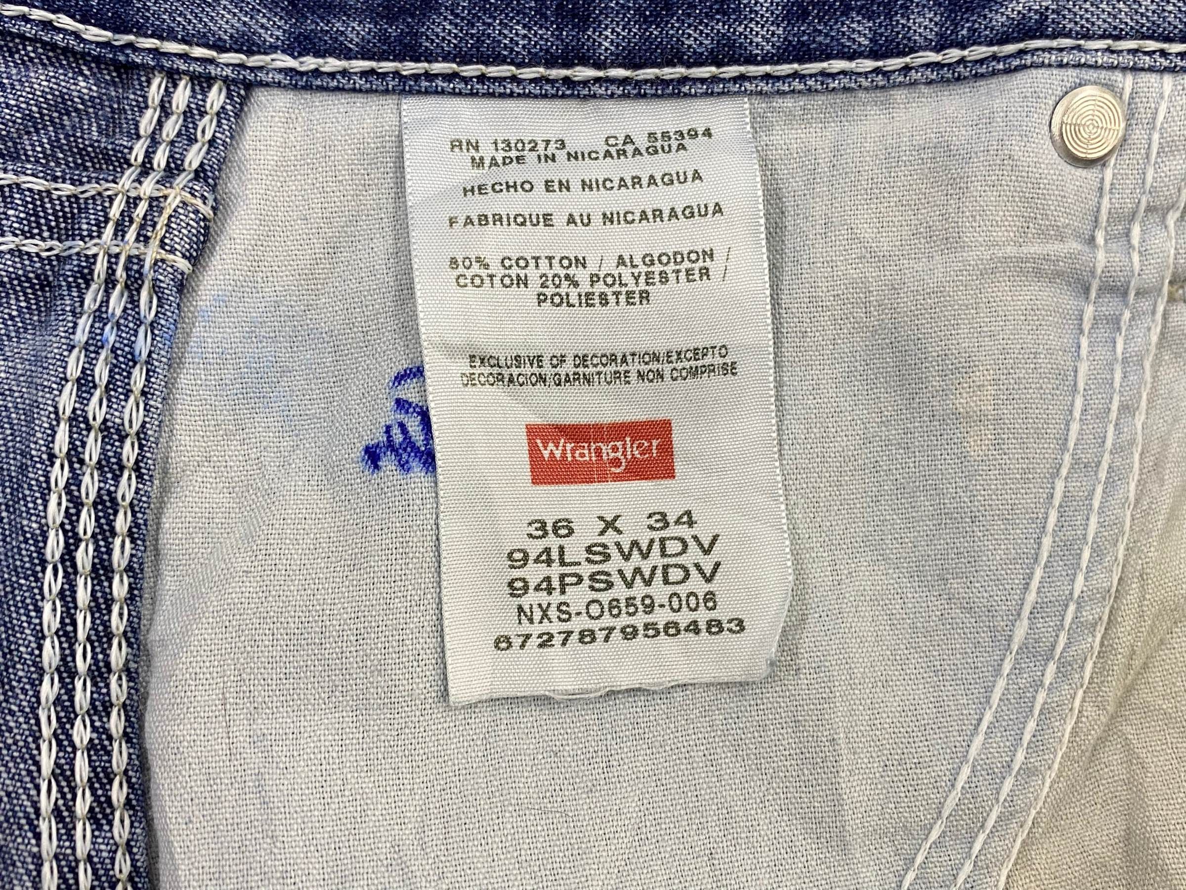 Vintage × Wrangler Wrangler Jeans Vintage Wrangler Carpenter Jeans Size US 36 / EU 52 - 5 Thumbnail