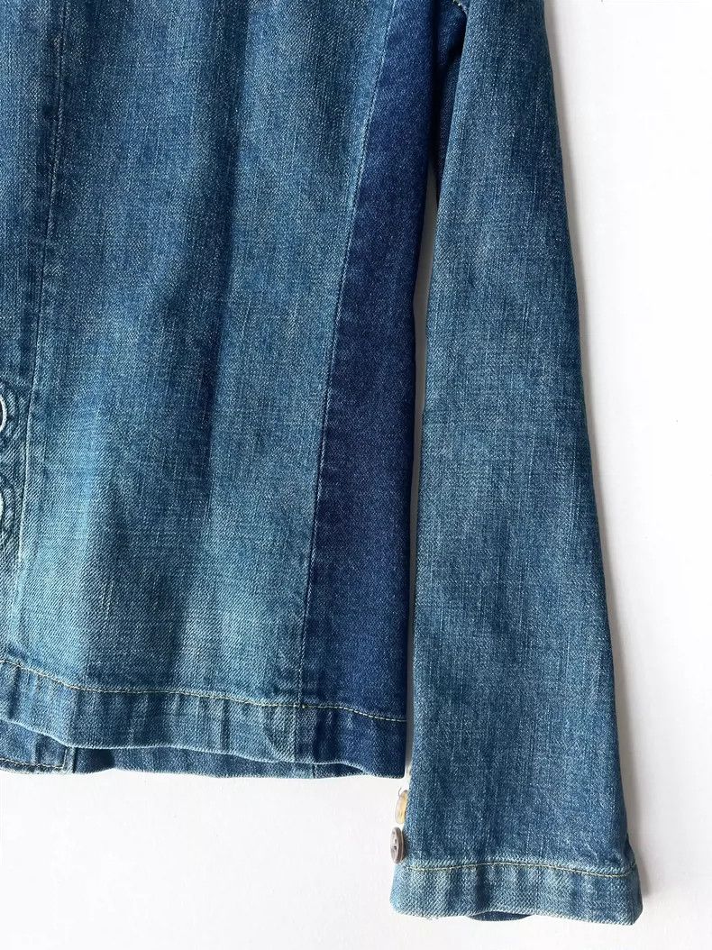 Undercover Undercover 01AW Jewel Period Floral Patchwork Denim Jacket Size ONE SIZE - 6 Thumbnail