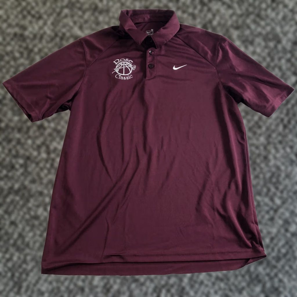 Nike Nike Team Authentic Rose Classic Polo Shirt Men's Medium Maroon Red Grafix? Size US M / EU 48-50 / 2 - 1 Thumbnail