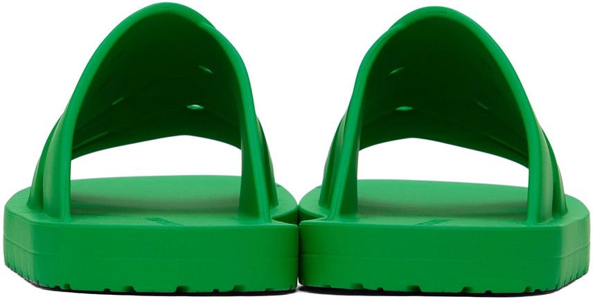 Bottega Veneta o1w1db10525 Flinston Slides in Green Size US 10 / EU 43 - 2 Thumbnail