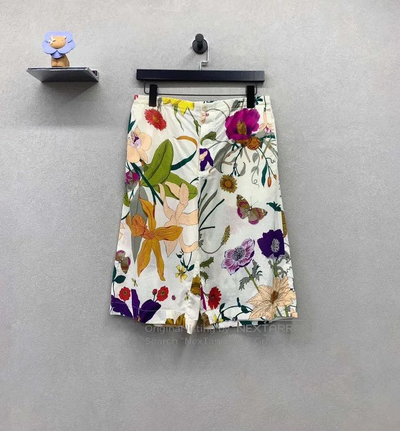 Gucci Gucci SS22 Floral Print Sunscreen Shorts Size US 30 / EU 46 - 1 Thumbnail