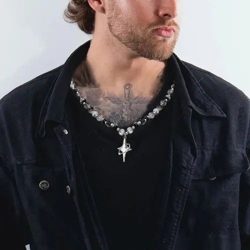 Jewelry Punk Star Pendant Necklaces Size ONE SIZE - 4 Thumbnail