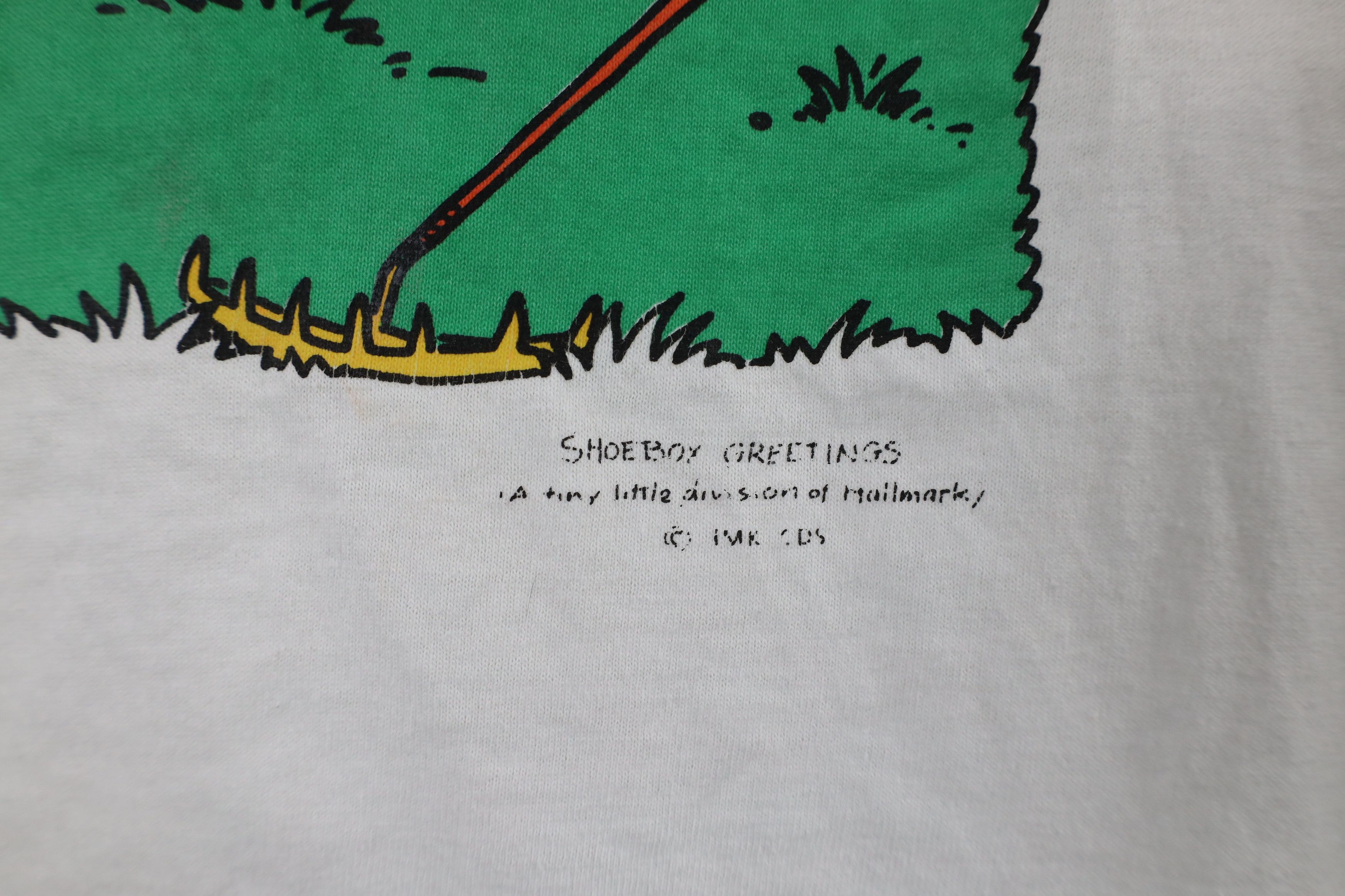 Vintage Vintage 80s Shoebox Greetings Work Is Never Done T-Shirt USA Size US XL / EU 56 / 4 - 5 Thumbnail