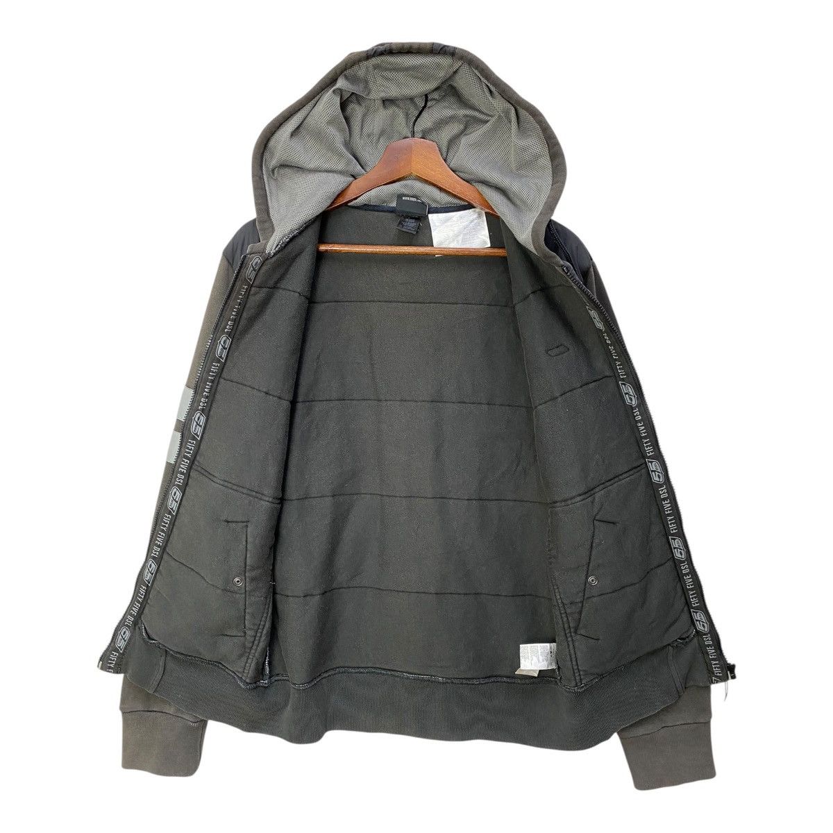 Diesel Diesel two-fabric jacket with hood collar and front pockets Size US M / EU 48-50 / 2 - 5 Thumbnail