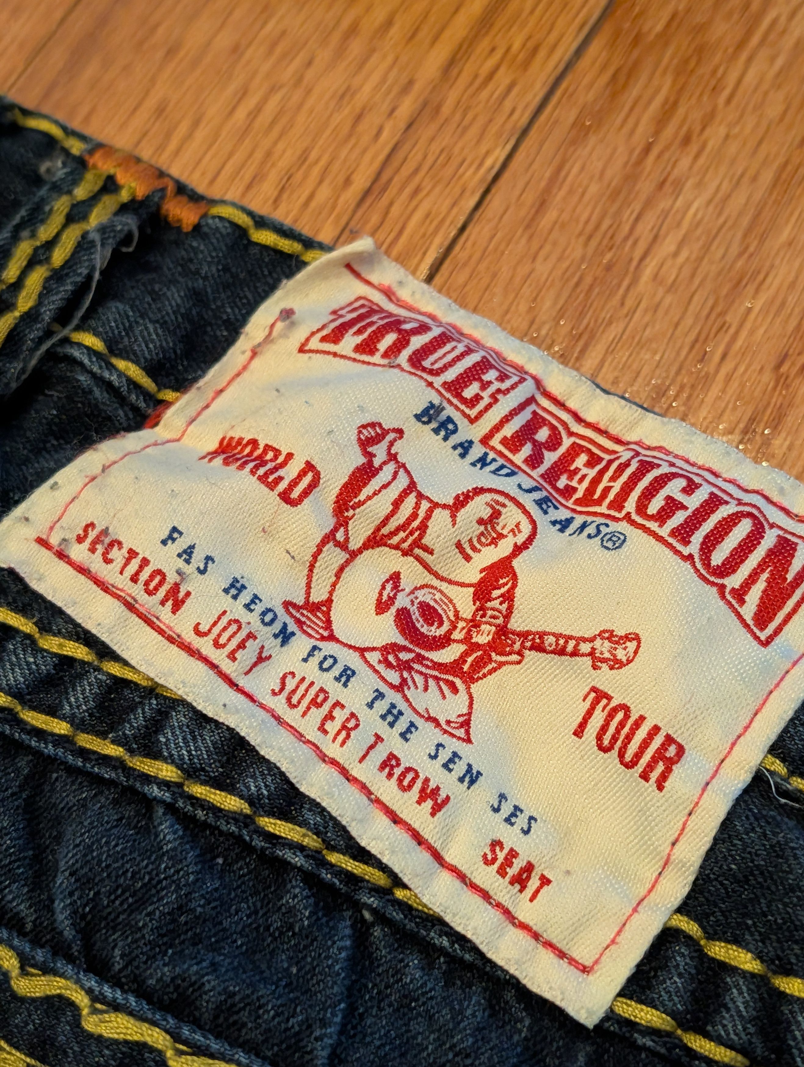 True Religion Vintage Y2K True Religion Joey Super T Dark Wash 32x29 Jeans Size US 32 / EU 48 - 2 Thumbnail