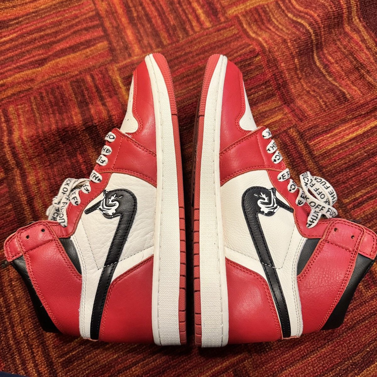 Fugazi × ineverheardofyou ineverheardofyou Fuck You Jordan 1 size 8 Size US 8 / EU 41 - 3 Thumbnail