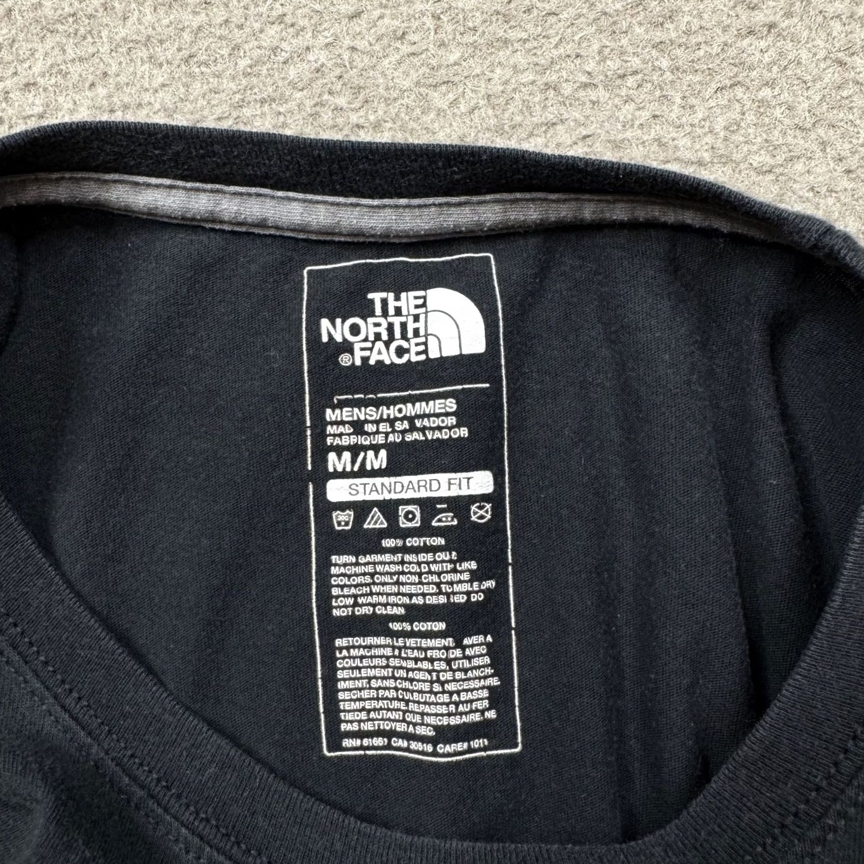 The North Face The North Face Shirt Men's M Black Short Sleeve Logo Outdoor Hiking Size US M / EU 48-50 / 2 - 2 Thumbnail