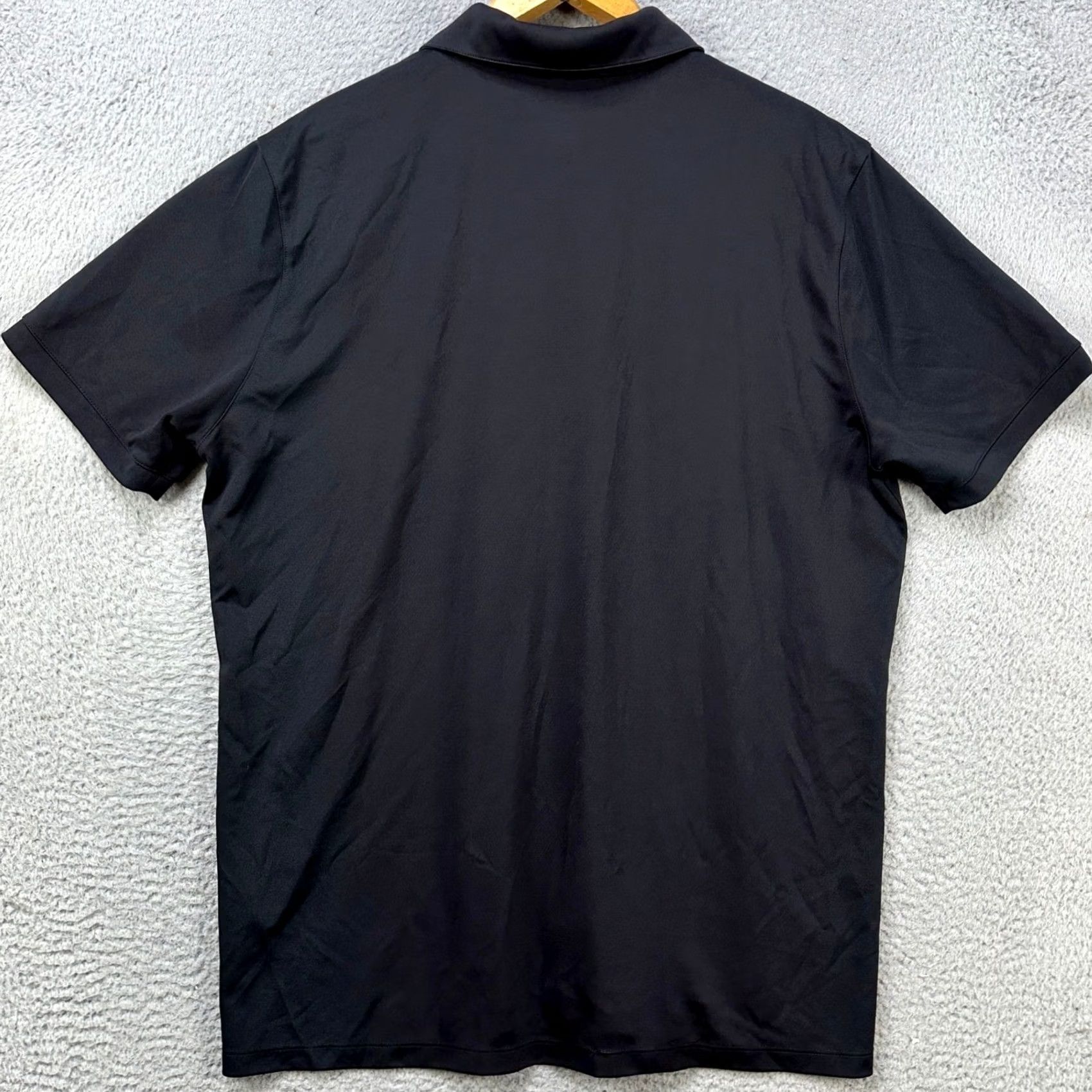 Nike Nike Golf Polo Shirt Mens XL Black Swoosh Performance Short Sleeve Polo Adult Golf Rugby Size US XL / EU 56 / 4 - 3 Thumbnail