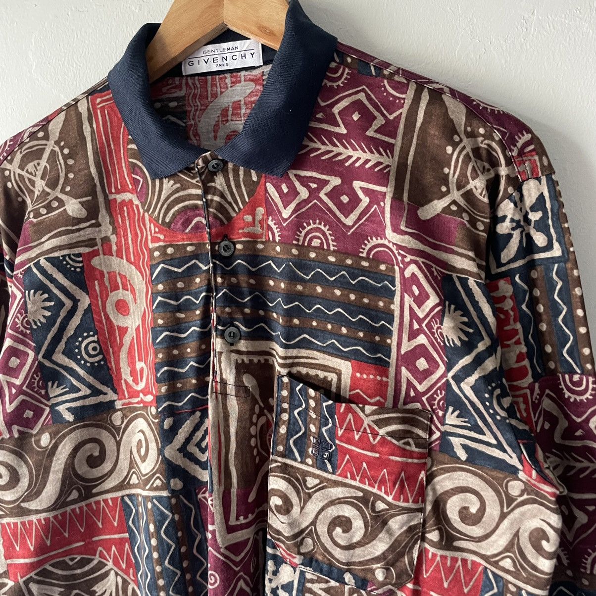 Givenchy 90s Vintage Givenchy Polo shirt 🍒 Size US M / EU 48-50 / 2 - 2 Thumbnail