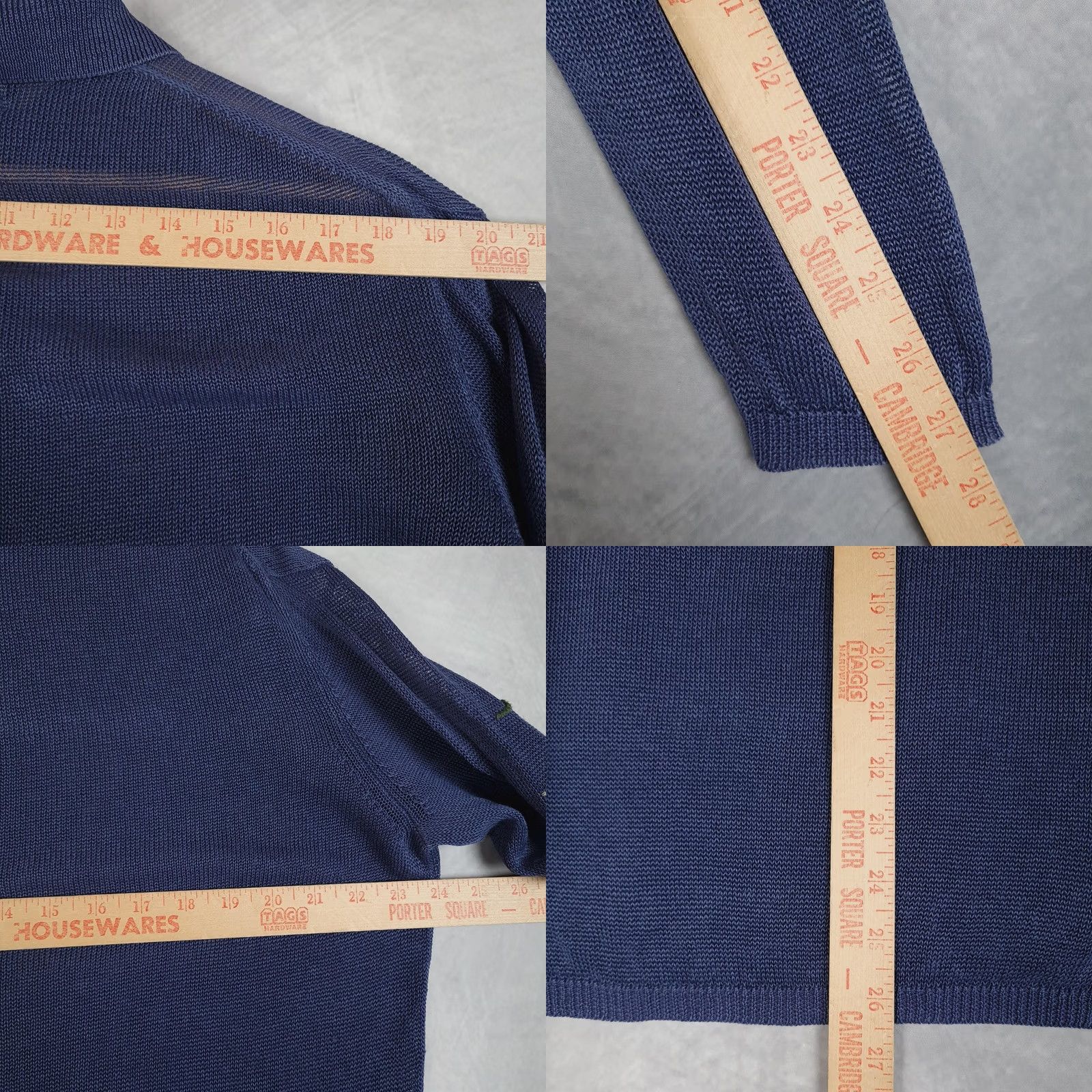 Polo Ralph Lauren Polo Ralph Lauren Shirt Mens Large Blue Linen Dragon Knit Collared Pocket Size US L / EU 52-54 / 3 - 9 Thumbnail