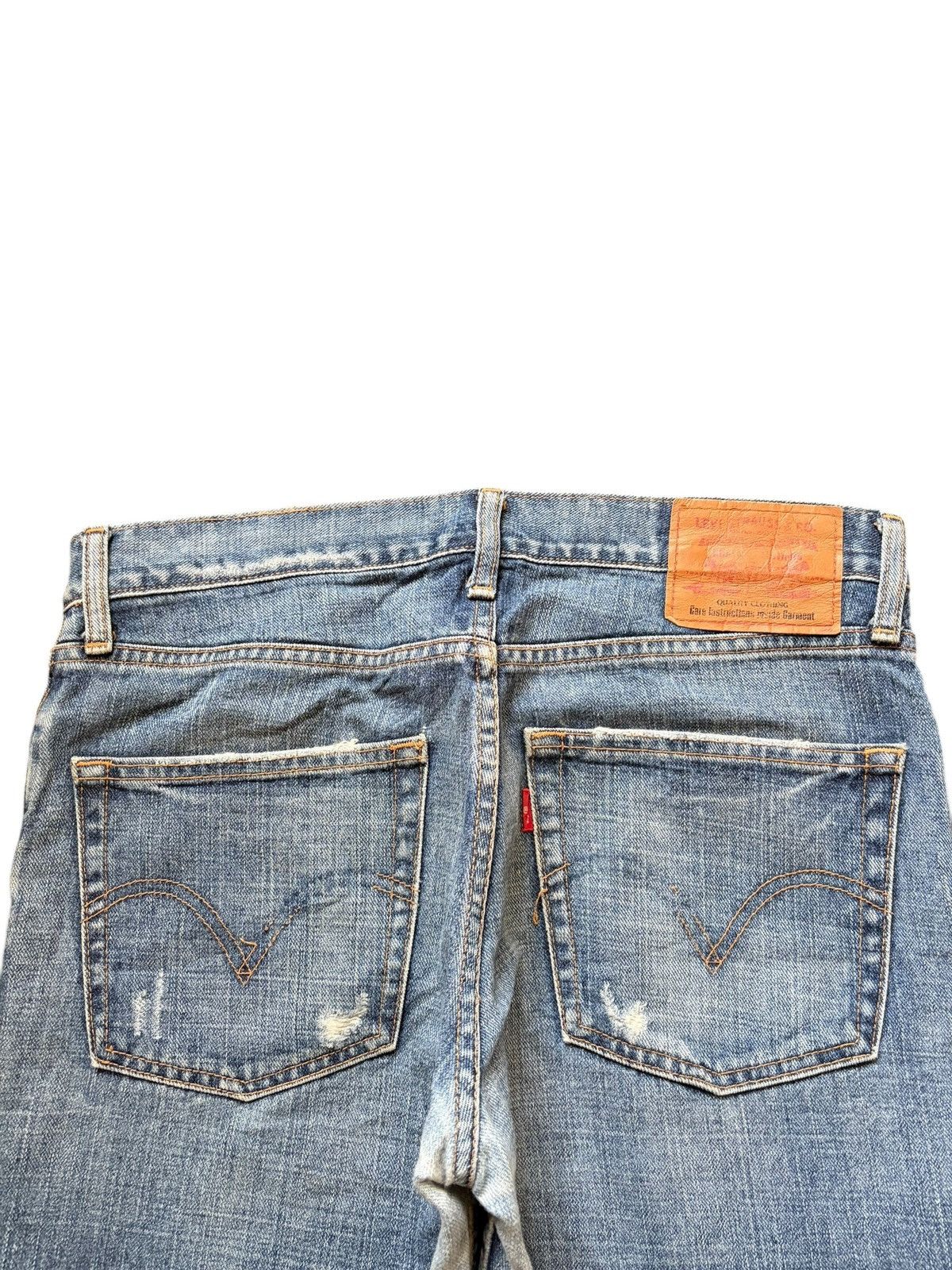 Levi's Vintage 90s Levis 537 Mud Wash Distress Flare Jeans Size 33" - 4 Thumbnail