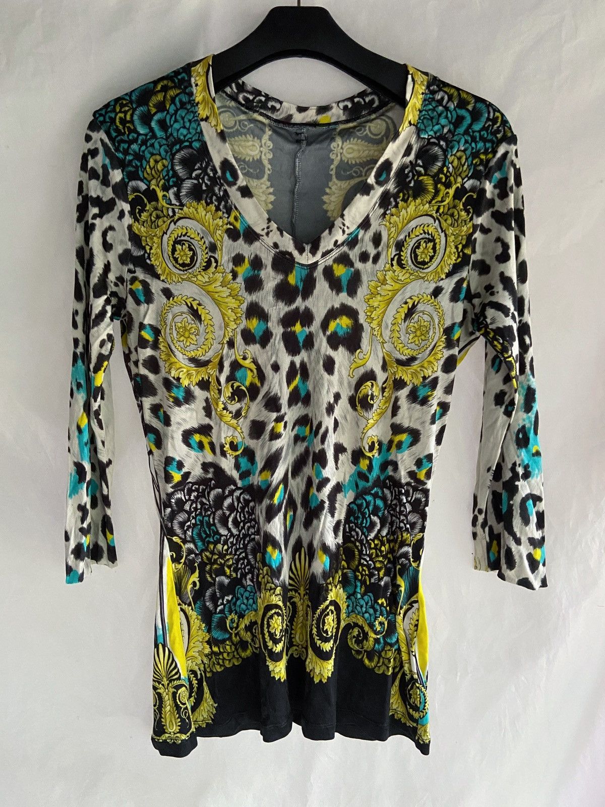 Versace GIANNI VERSACE LEOPARD LONG SLEEVE Size S / US 4 / IT 40 - 1 Thumbnail