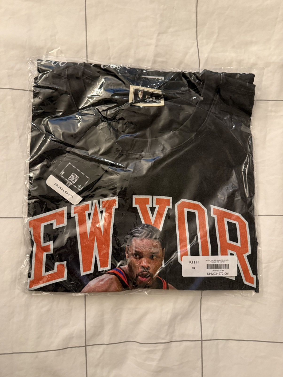 Kith Kith for NBA All-Star NY Knicks Latrell Sprewell Vintage Tee Size US XL / EU 56 / 4 - 6 Thumbnail