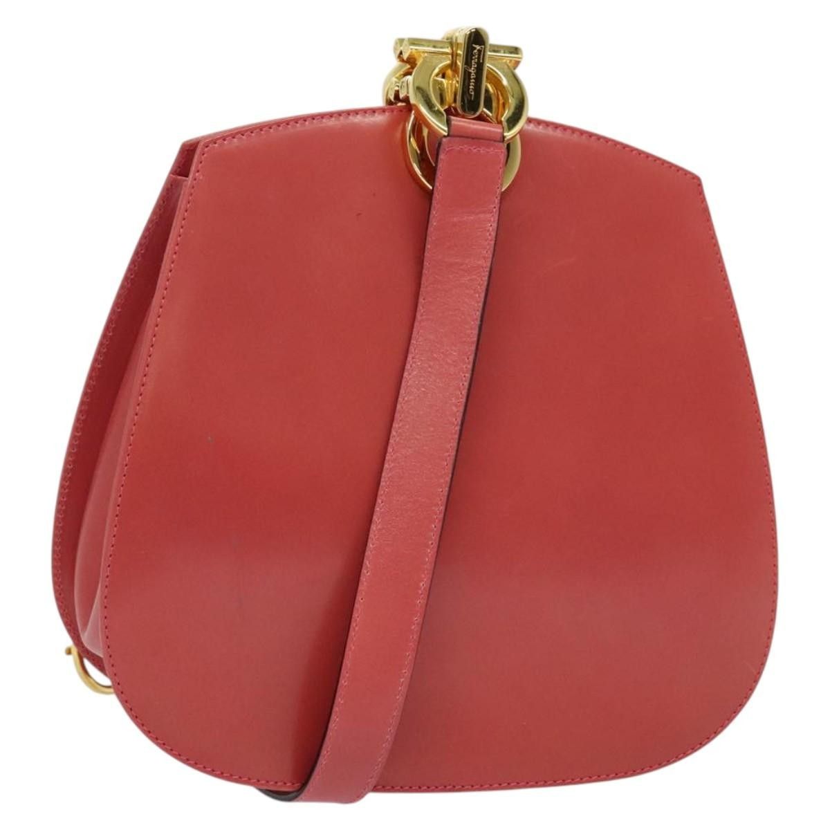 Salvatore Ferragamo Salvatore Ferragamo Gancini Shoulder Bag Leather Size ONE SIZE - 1 Thumbnail