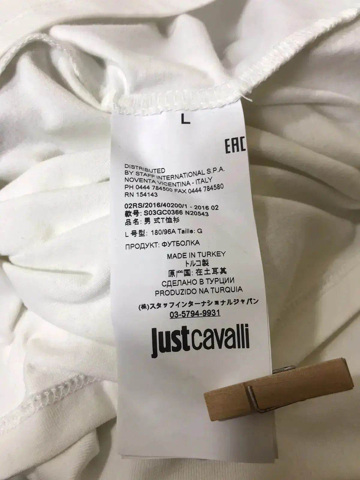 Designer × Just Cavalli Just Cavalli t-shirt size L Size US L / EU 52-54 / 3 - 5 Thumbnail