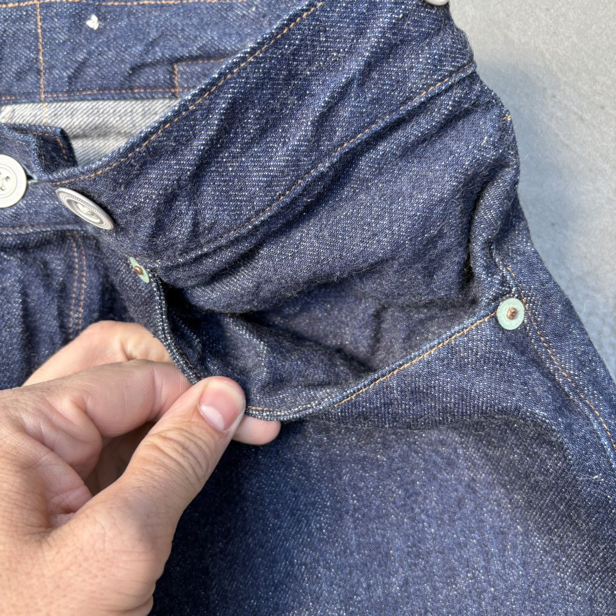 Ooe Yofukuten Ooe Yofukuten No.1124xx Blue Denim Overalls Linen Sewed 31 Size US 31 - 17 Thumbnail