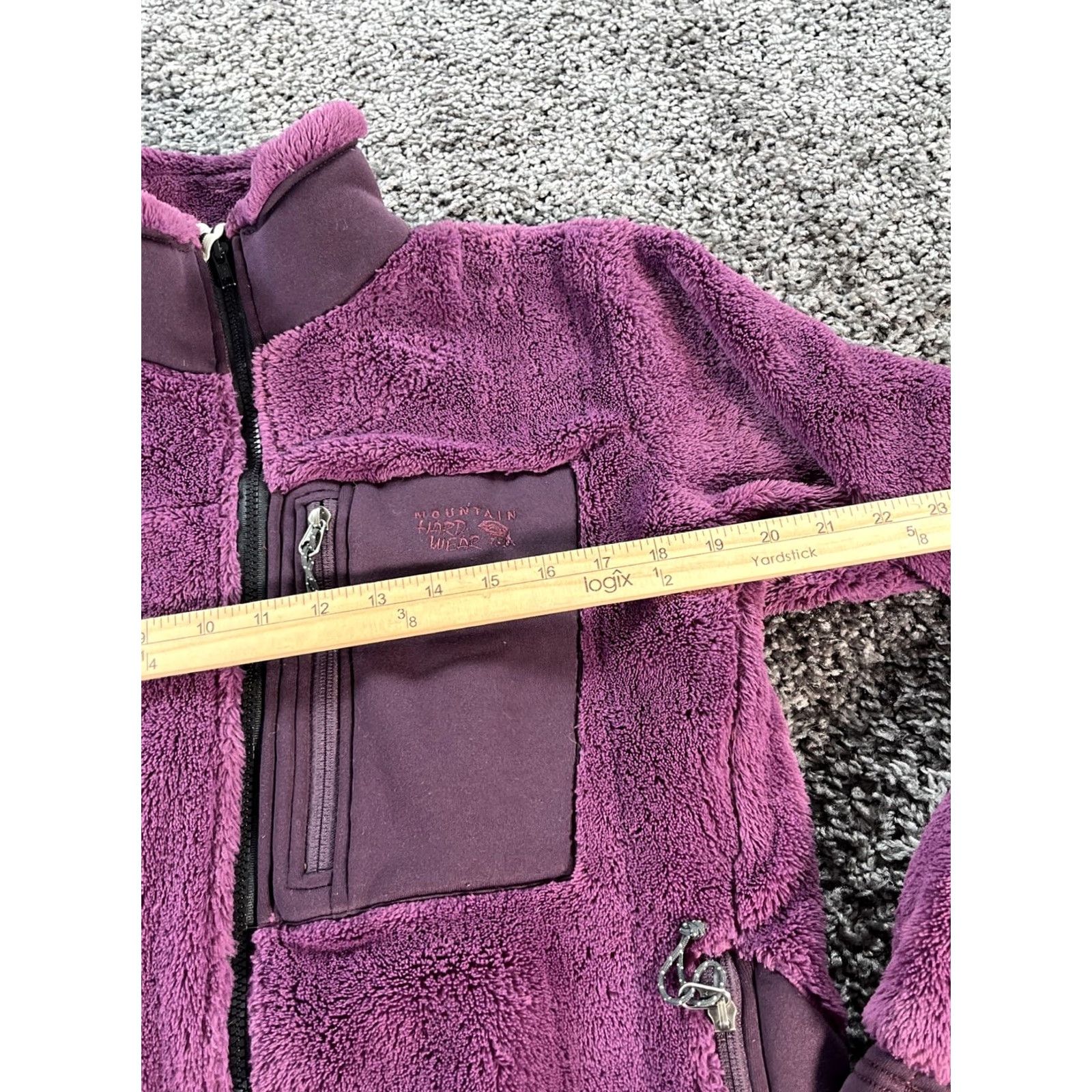 Mountain Hardwear VINTAGE Mountain Hardwear Monkey Fleece Jacket Womens L Purple Polartec Thermal Size L / US 10 / IT 46 - 3 Thumbnail