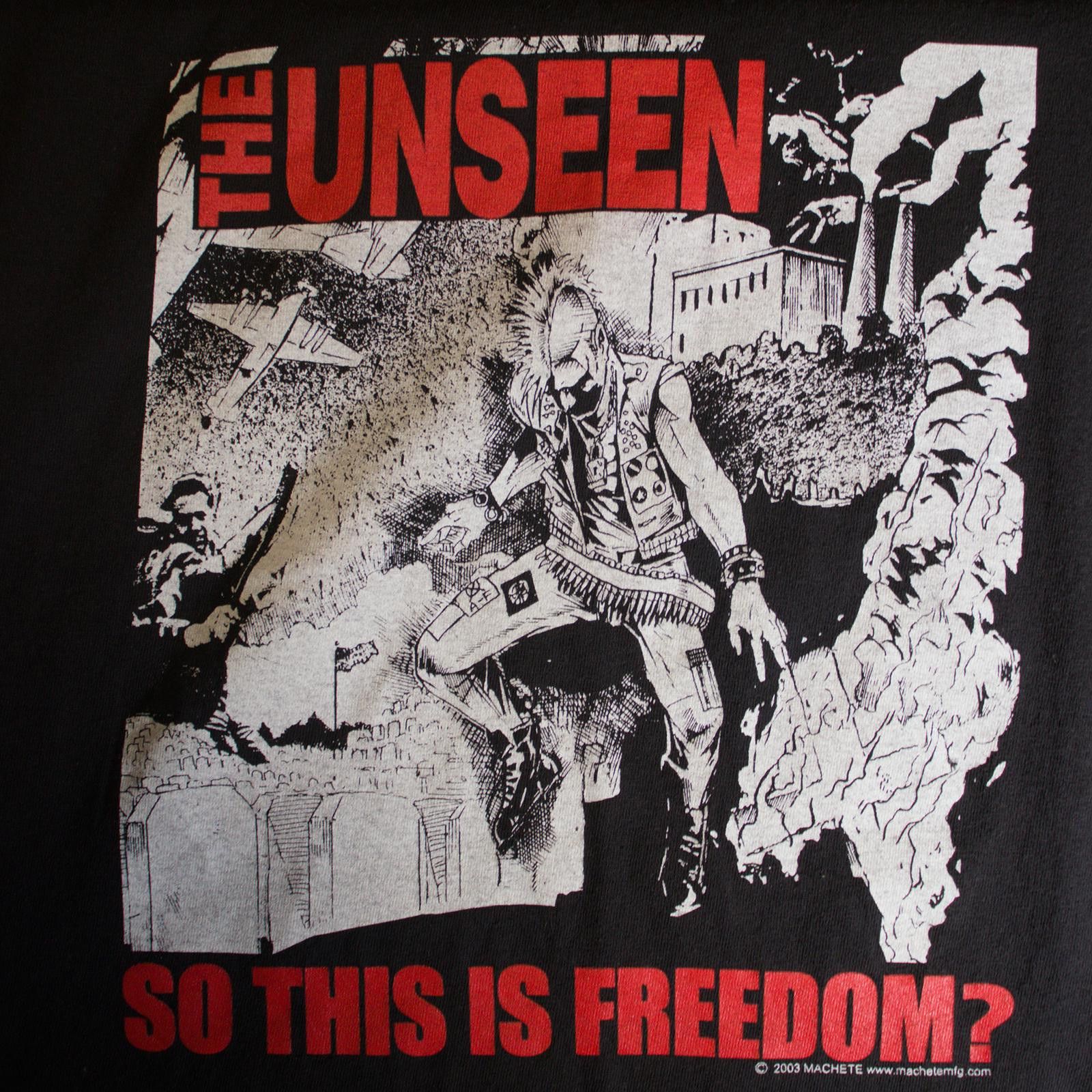 Vintage 2003 The Unseen So This Is Freedom Tee Size US M / EU 48-50 / 2 - 2 Thumbnail