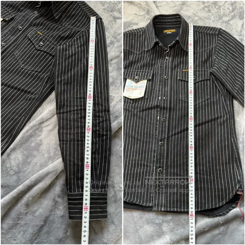 Iron Heart Iron Heart Heavyweight 12oz black dyed Wabash retro wester Size US M / EU 48-50 / 2 - 8 Thumbnail