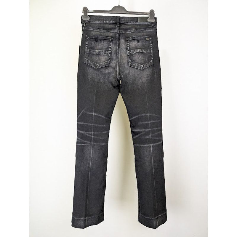 Amiri o1rshd1 Stacked Flare Jeans in Aged Black Size US 32 / EU 48 - 13 Thumbnail