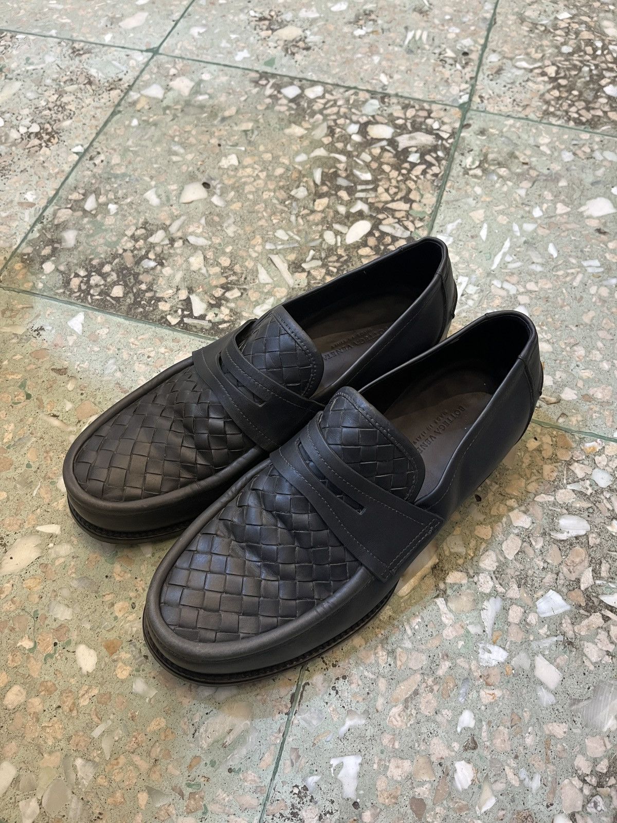 Bottega Veneta Intrecciato Penny loafers