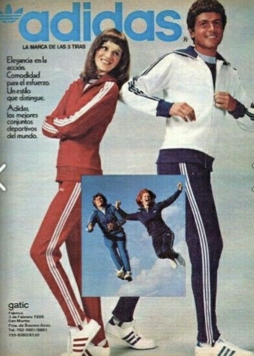 Vintage Adidas West Germany Three Stripe Track Top Late 70s