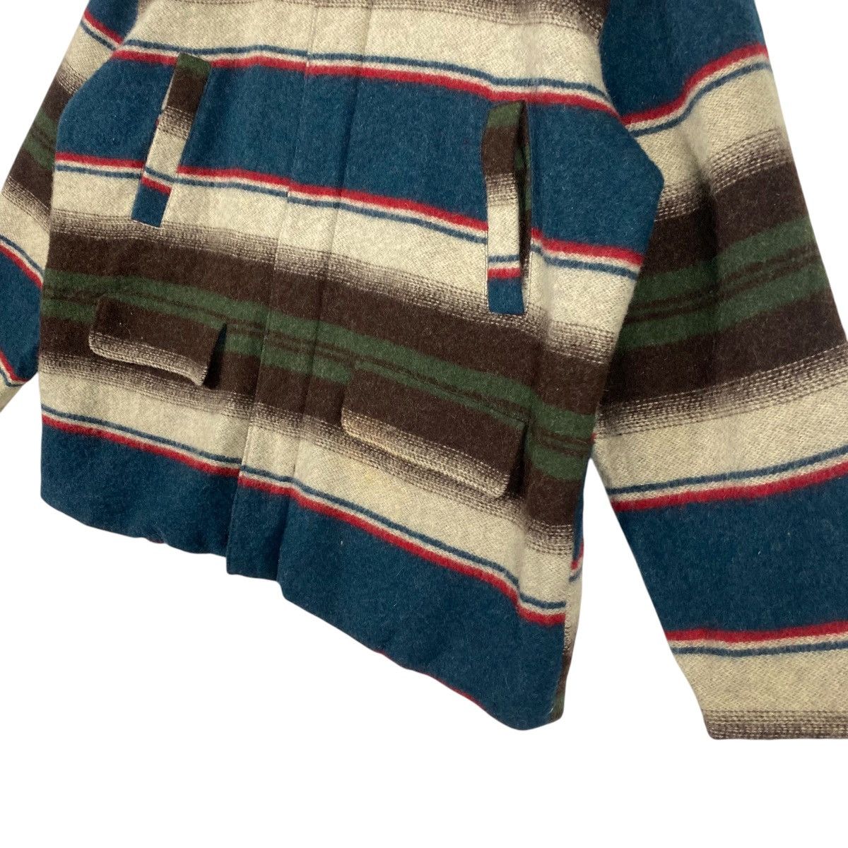 Other Vintage Blue Scuba San Francisco Striped Pattern Wool Size US L / EU 52-54 / 3 - 5 Thumbnail