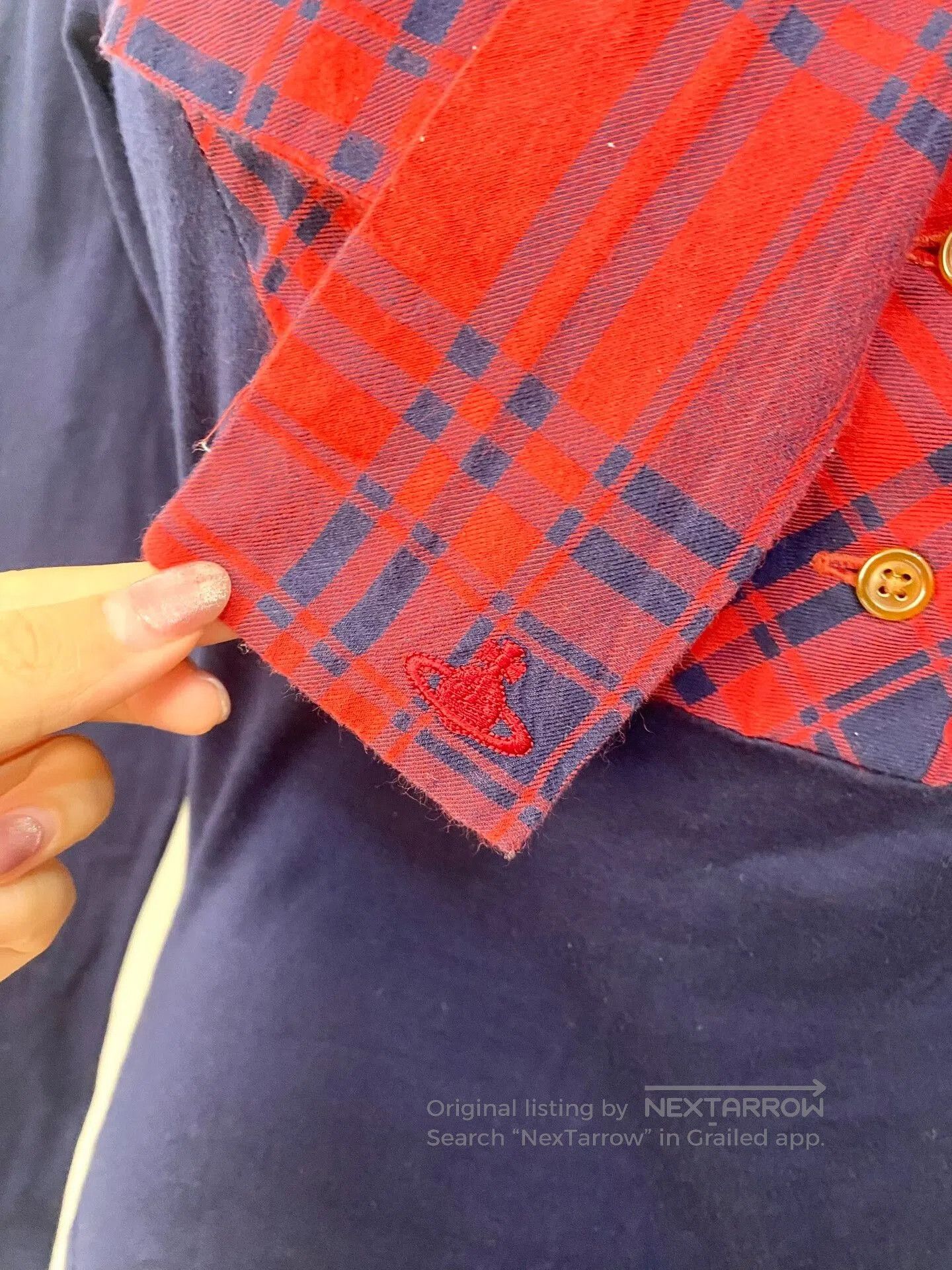 Vivienne Westwood vivienne westwood navy red bow top. Size S / US 4 / IT 40 - 4 Thumbnail