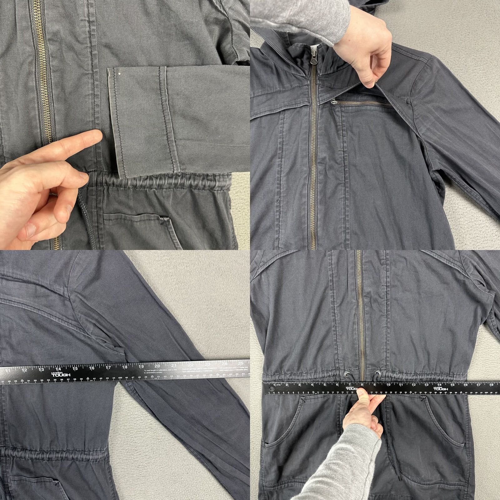 Athleta Athleta All Good Anorak Jacket Womens XS Gray Full Zip Hooded Pockets Size XS / US 0-2 / IT 36-38 - 9 Thumbnail