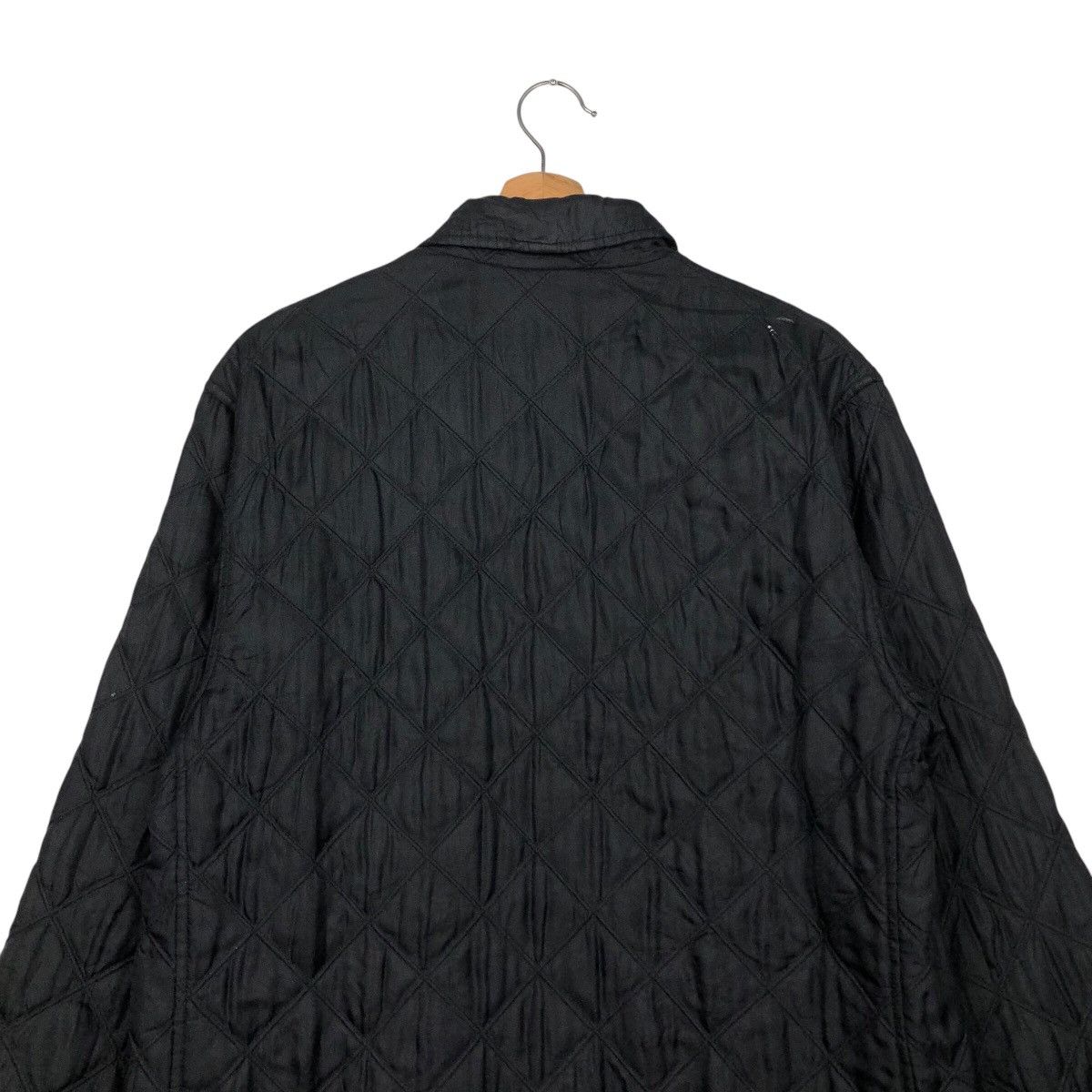 Vintage 📌Vintage Silk Jacket Button Quilted Salvatore Ferragamo Size US M / EU 48-50 / 2 - 10 Thumbnail