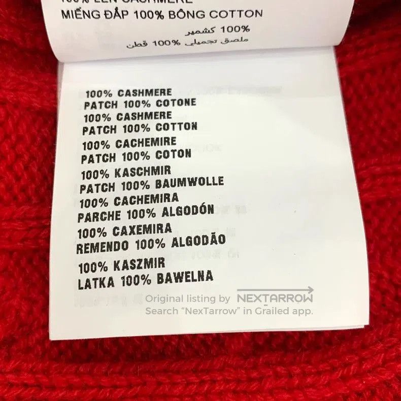 Miu Miu Miu Miu Red Logo Heart Sweater. Size US M / EU 48-50 / 2 - 8 Thumbnail