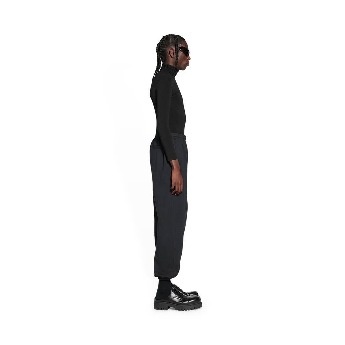 Balenciaga o1w1db11224 BB Paris Icon Stretch Knee Sweatpants & Jogger Size US 32 / EU 48 - 3 Thumbnail