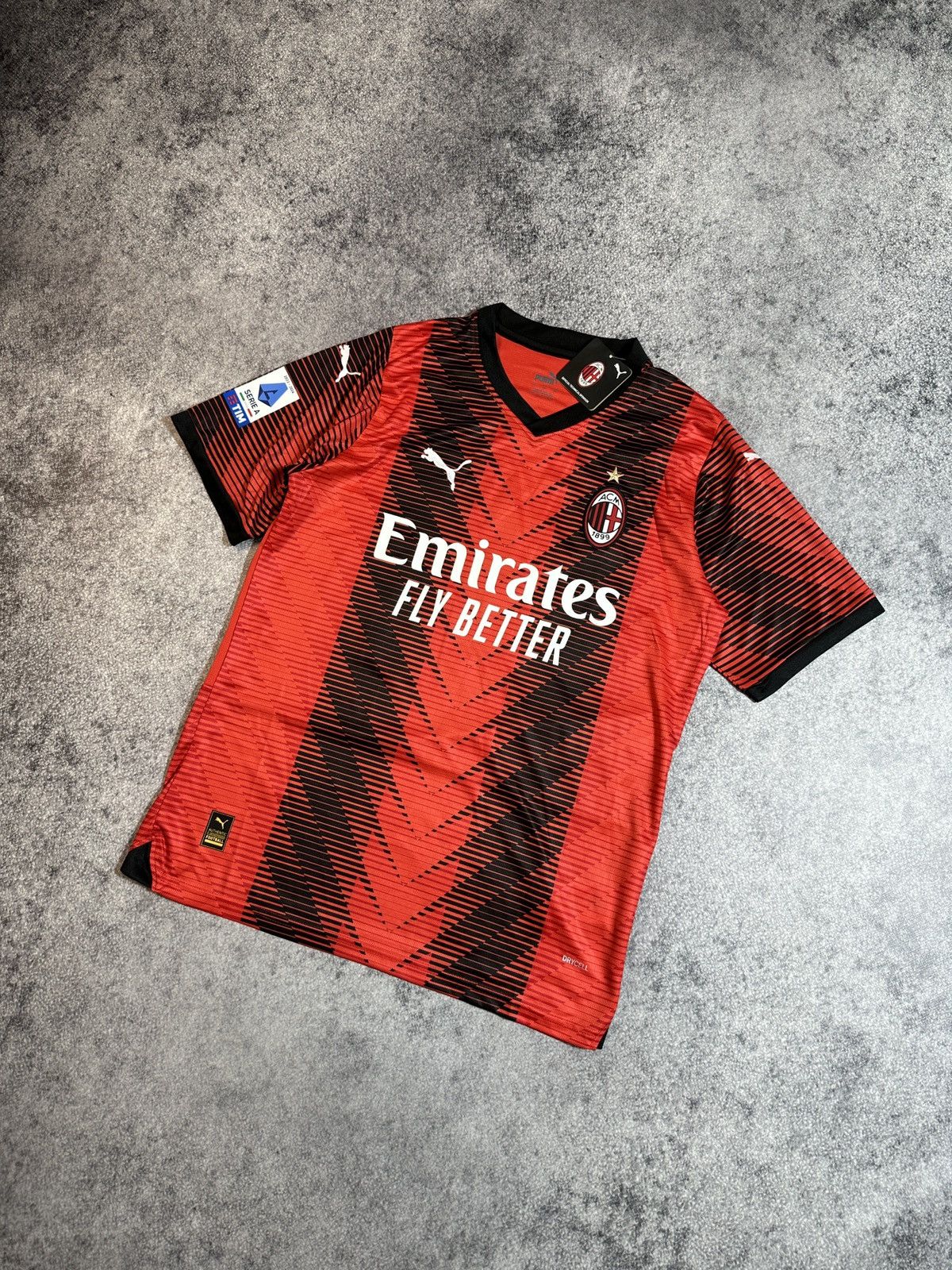 Puma New Soccer Jersey Puma Milan Theo 19 Streetwear Style M Rare Size US M / EU 48-50 / 2 - 2 Thumbnail