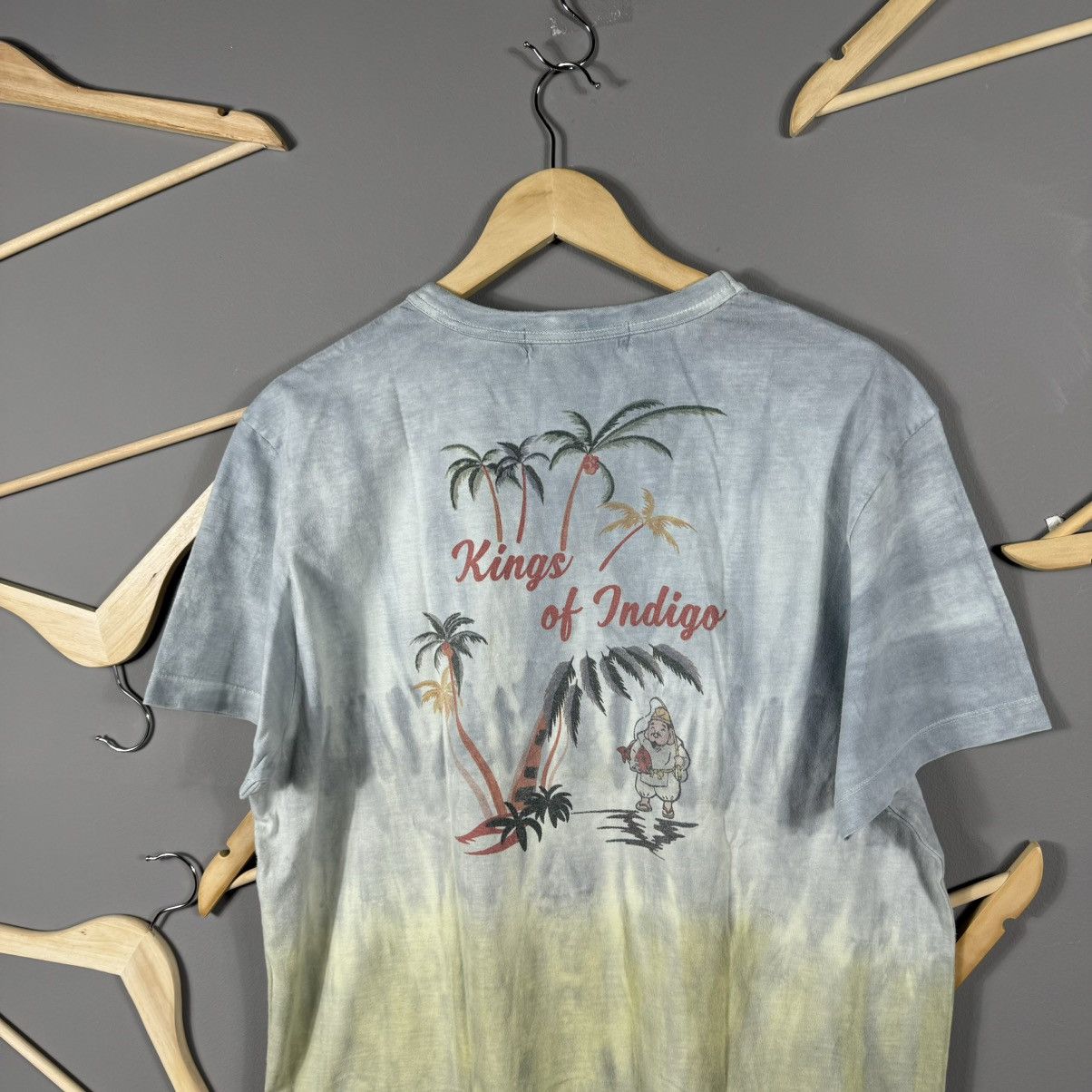 Japanese Brand Tie-Dye Kings Of Indigo Japanese T-shirt Size US L / EU 52-54 / 3 - 8 Thumbnail