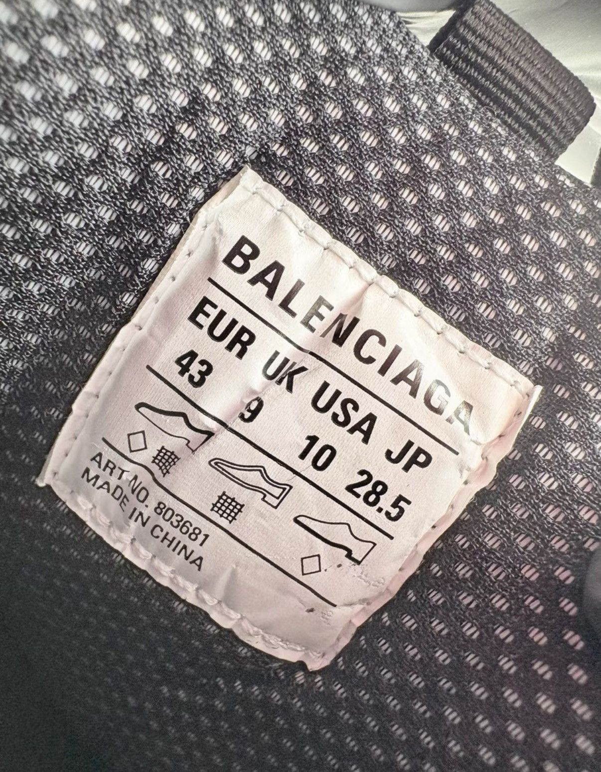 Balenciaga BALENCIAGA Stapler Black Dad Sneakers K1 Size US 9.5 / EU 42-43 - 7 Thumbnail