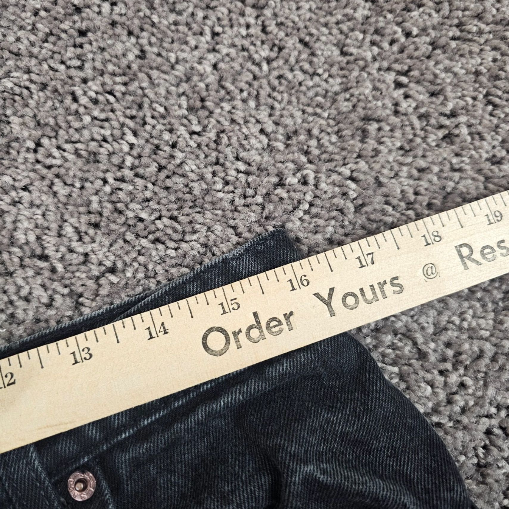Levi's VINTAGE Levi's Jeans 551 Womens 16 Long Black Tapered Relaxed 90s USA 32x32 Size 38" / US 16 / IT 52 - 5 Thumbnail