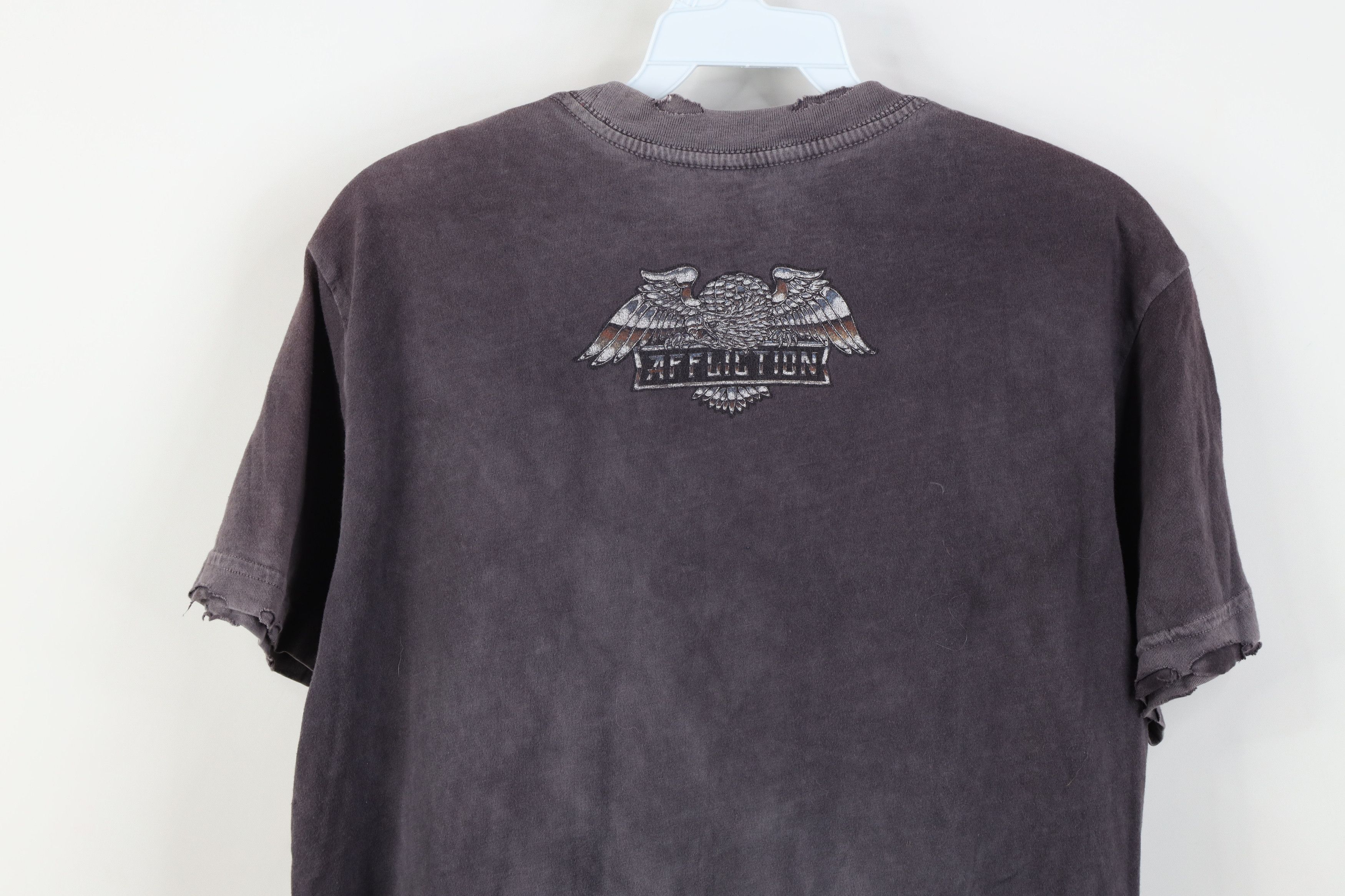 Affliction Affliction x Easyriders Acid Wash UFC MMA T-Shirt Gray USA Size US S / EU 44-46 / 1 - 15 Thumbnail