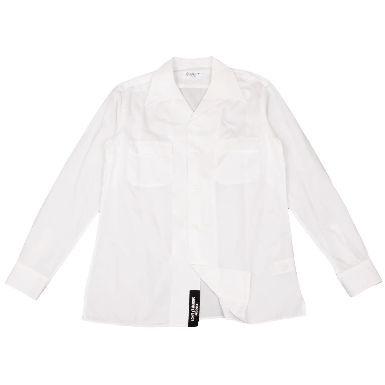 Yohji Yamamoto Yohji Yamamoto Cotton Flap Pocket Shirt Size US S / EU 44-46 / 1 - 1 Thumbnail
