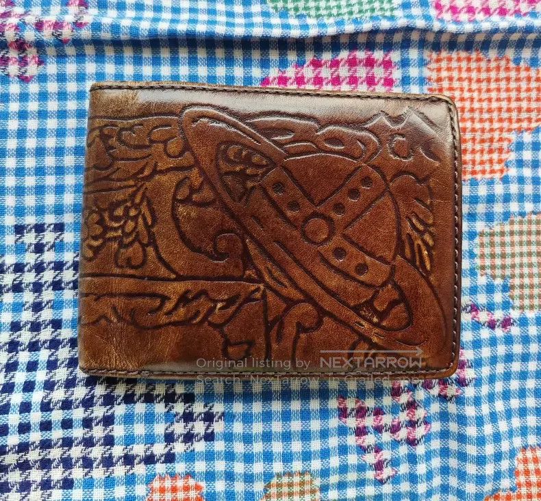 Vivienne Westwood vivienne westwood Vintage Embossed Leather Foldover Wallet Size ONE SIZE - 1 Thumbnail