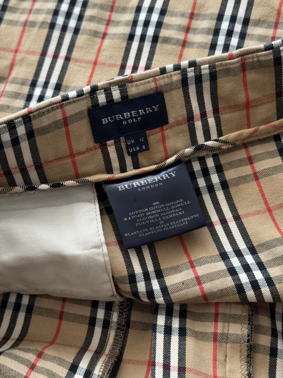 Burberry Iconic Vintage 00s Burberry London Nova Check Mini Skirt Size M / US 6-8 / IT 42-44 - 4 Thumbnail